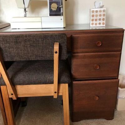 Small Desk with Sewing Machine
34
