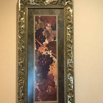 Grape print | framed (1)