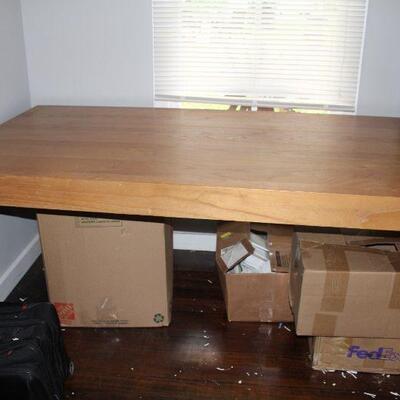 Wooden Desk in Natural Finish Length 66