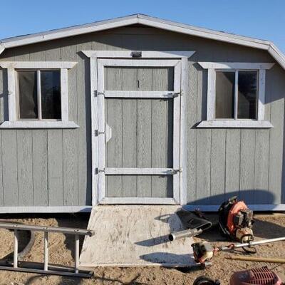 105	

Wooden Shed
Measures Approx: 14' 3