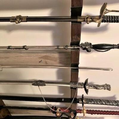 Swords enter into auction by Peter S. Vinal director and star of Daddy Can't Dance