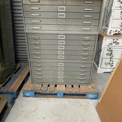 15 Drawer STEEL FLAT FILE CABINET ART/craft