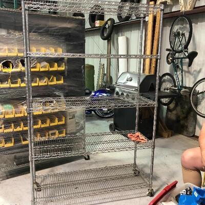 heavy metal shelving 