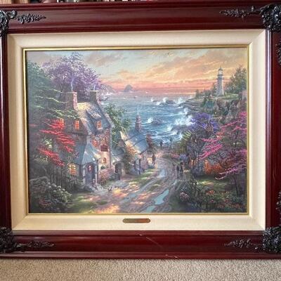 ~~RARE~~ canvas print is numbered 1501/1950 from the Ambassador of Light Tour (stamped on back).  This is NOT the regular canvas print...