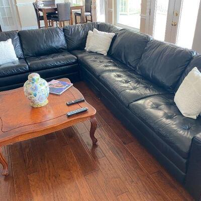 barnhardt leather 3 piece sofa