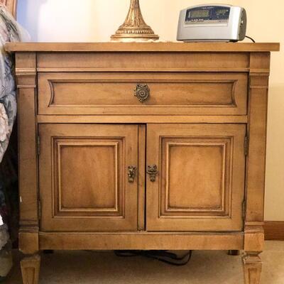 Thomasville Fruitwood End Tables (2) ~ $80.00 each                                        26" H x 26" W x 17" D