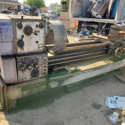 1700 â€¢ Supermax Lathe: Model No: 1G-2680 Serial No: BC8607-003.
