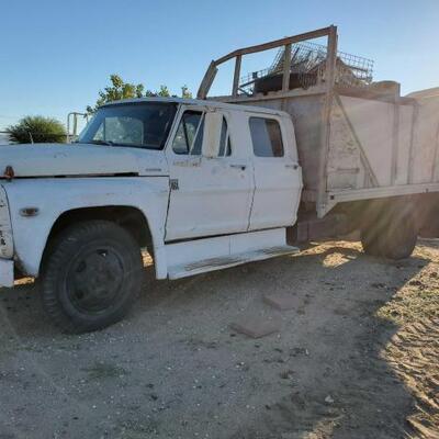 #110 â€¢ Crew Cab Ford Dump Truck
VIN: 194F61748AF20 License Plate No: 7G14556 Mileage On Odometer Reads: 79672 Contents In And Around...