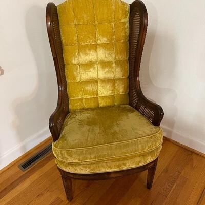 Vintage wing chair