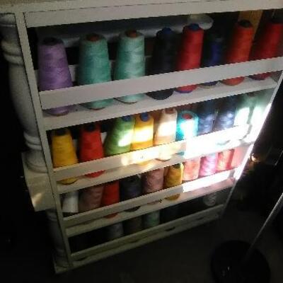 Assorted cone thread and storage stand