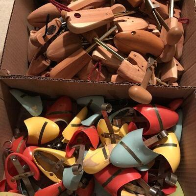 Large collection of shoe stretchers
