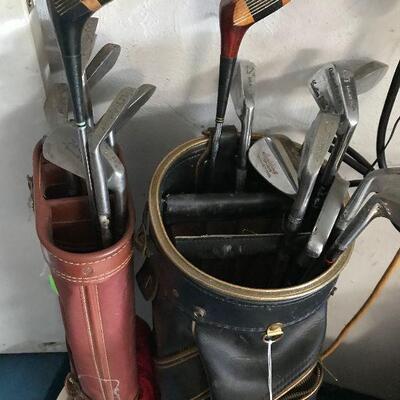 Vintage Ladies Golf Clubs, Spalding and Top Flite Tournament Models