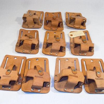 Stanley leather tape measure belt holsters