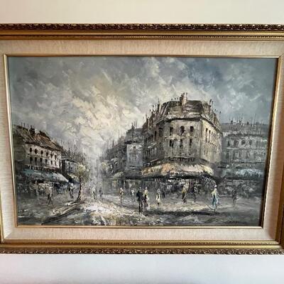 Paris oil painting by Capther