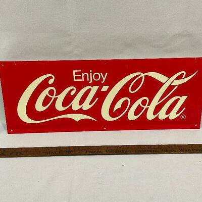 Coca Cola Plastic Sign - from Machine
