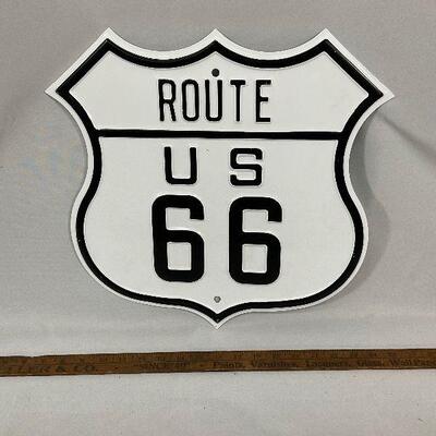 Route 66 Sign by Andy Rooney