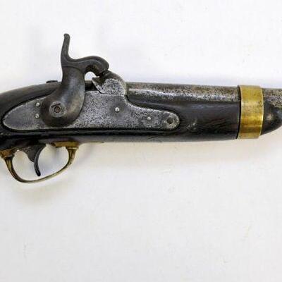 U.S. 1842 percussion pistol, .54 cal.