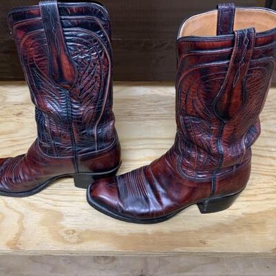 High Quality Cognac Western/Cowboy Boots Size 9.5D