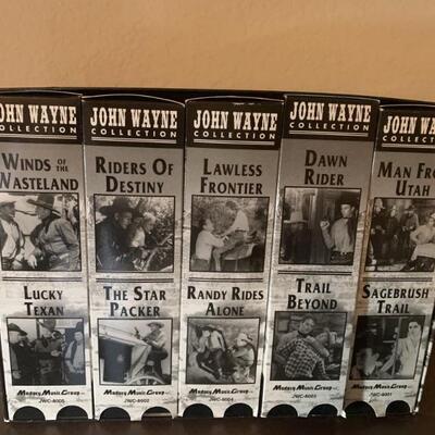 John Wayne Movie Collection 10 VHS Tapes