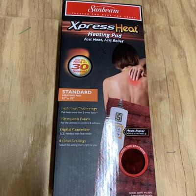 Sunbeam Express Heat Heating Pad NIB