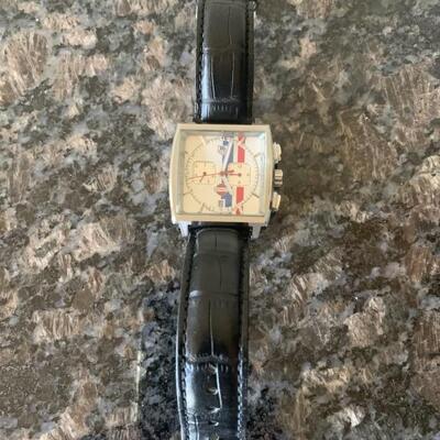 Tag Heuer Manaco Collection Watch w/ Leather Band