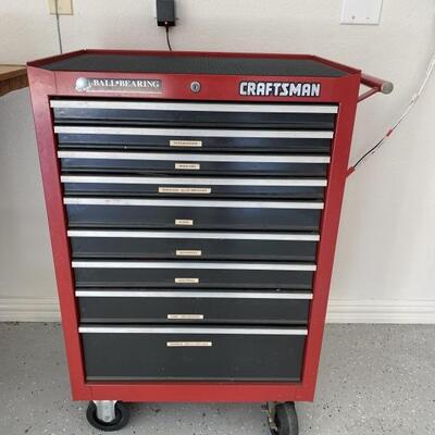 Craftsman Red Metal Rolling Tool Chest