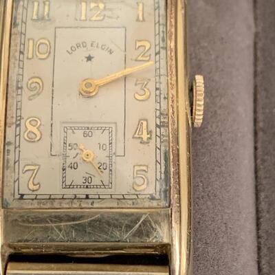 Vintage Ladies Lord Elgin Gold Tone Watch