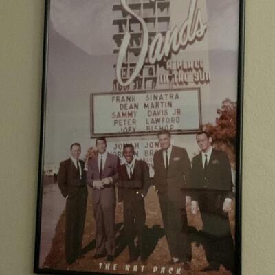 Vintage Sands Casino Rat Pack Poster