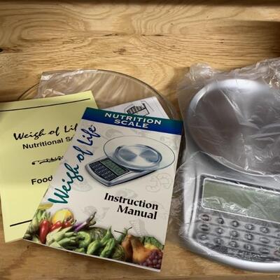 NIB Weigh of Life Kitchen Scale