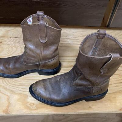 Red Wing Work Boots, Size 10D