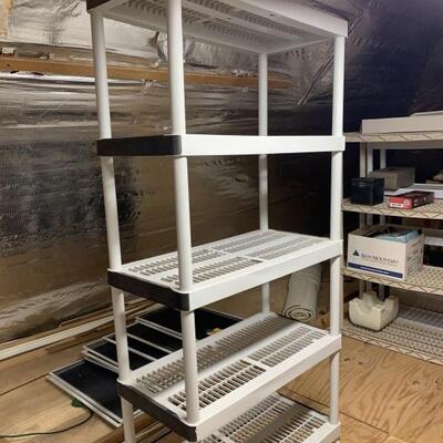 Plastic Shelving Unit