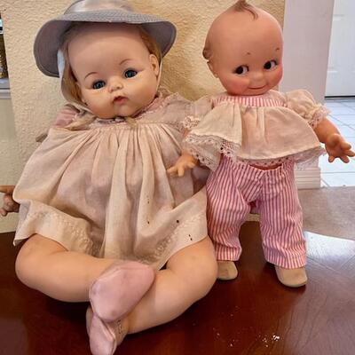 (2) Vintage Dolls, One is a Kewpie Doll