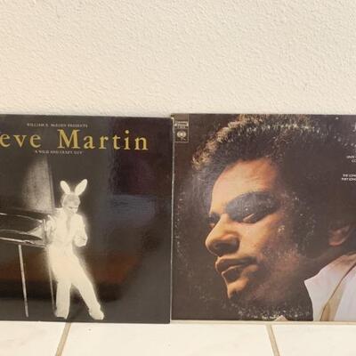 (2) Vintage  Albums, Steve Martin & Johnny Mathis