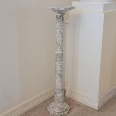Solid Marble Column/Plant Stand
