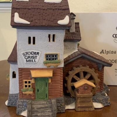 Heritage Village Collection, Village, Set 3 of 8
Hand Painted Porcelain from Dept 56
From the Alpine Village Collection - 'Stoder Grist...