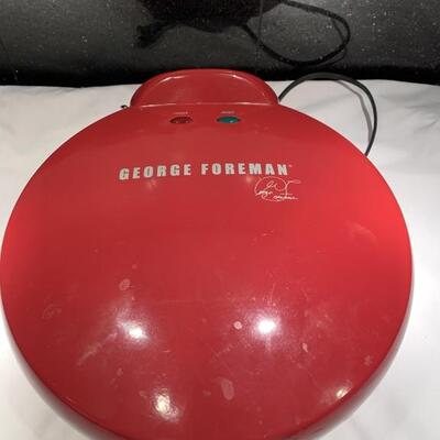 Red George Foreman Indoor Grill