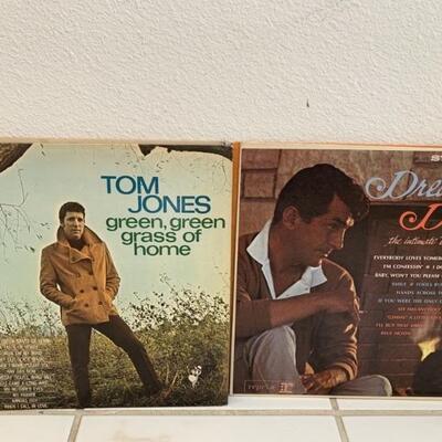 (2) Vintage Albums - Toms Jones and Dean Martin