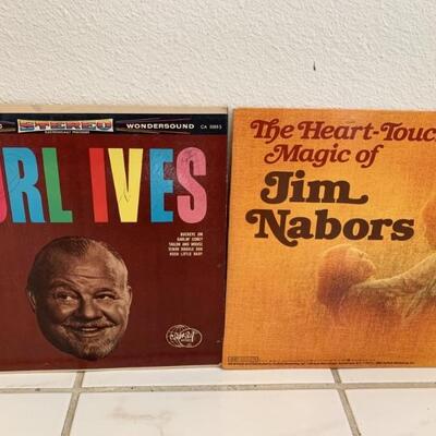 (2) Vintage Albums - Burl Ives & Jim Nabors