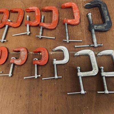 (12) C Clamps