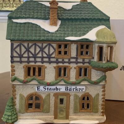 Heritage Village Collection, Village, Set 1 of 8 -         Hand Painted Porcelain from Dept 56
From the Alpine Village Collection- 'E....