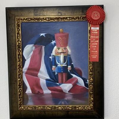 (2) Framed Paintings with Award Ribbons, Original Oil Painting by an Award Winning Local Artist