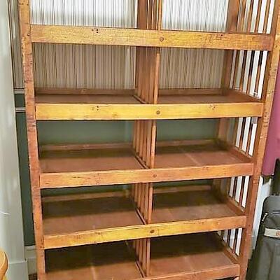 Antique Shoe Rolling Rack. Great for Wine, Shoes, Purse, Sweaters & Quilts. And so many other things 