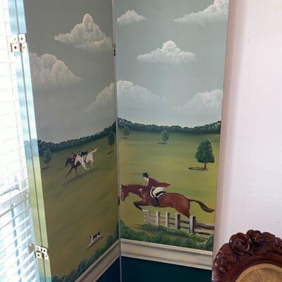Hand Painted room divider