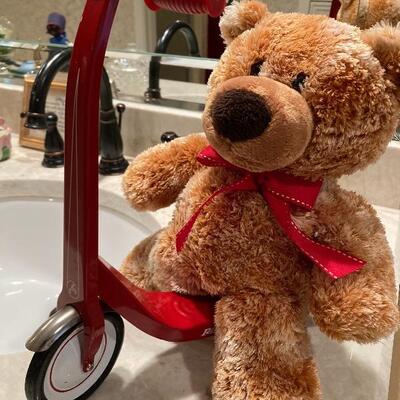 Teddy Bear with scooter