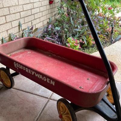 Vintage Geoffreywagen little red wagon