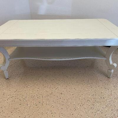Antique White Coffee Table 54