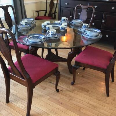 glass top dining table $275
54 X 29 1/2