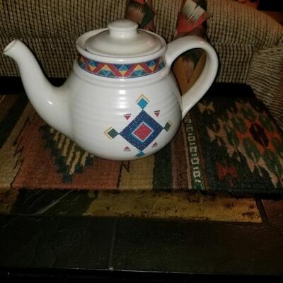 Southwest style teapot