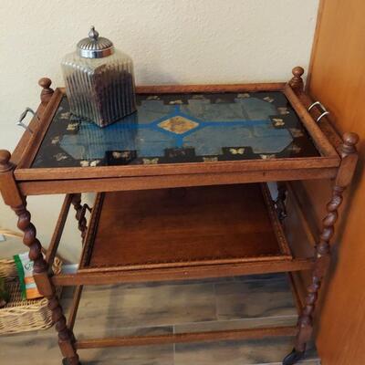 Antique teacart