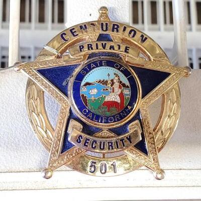 #8036 • Century Private Security Badge
